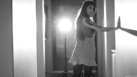 Wild teen in uniform treated to thorough nailing