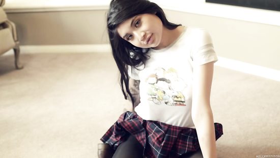 Wild teen in uniform treated to thorough nailing