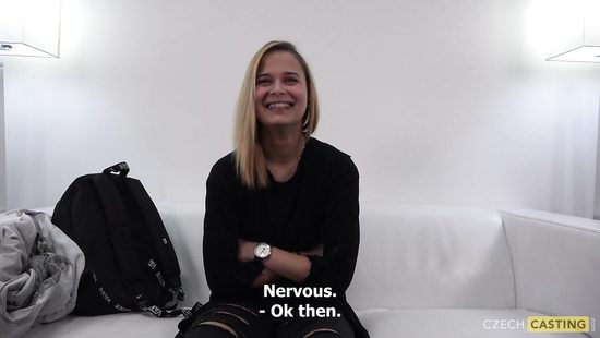 Another amateur fucked on the casting couch