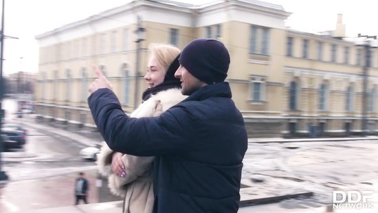 Lovebirds making tantalizing love at the living room