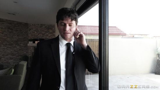 Hunk bodyguard violating his boss