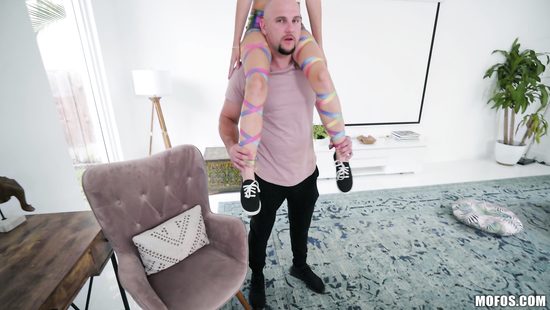 Fella's cock is a little curved for extra pleasure