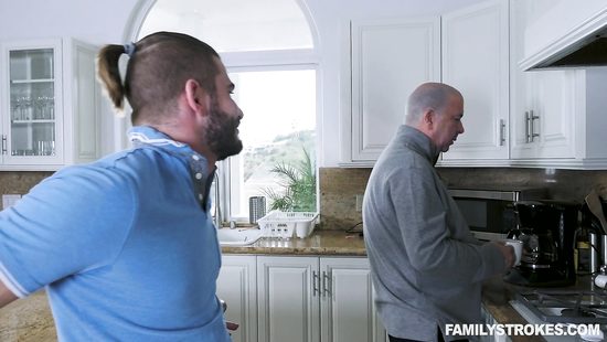 Brunette in nylon stockings ravished by gigantic white cock