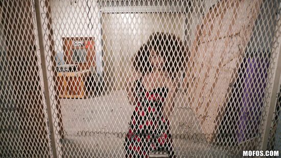 Curly ebony teen shoves huge dick in her cunt