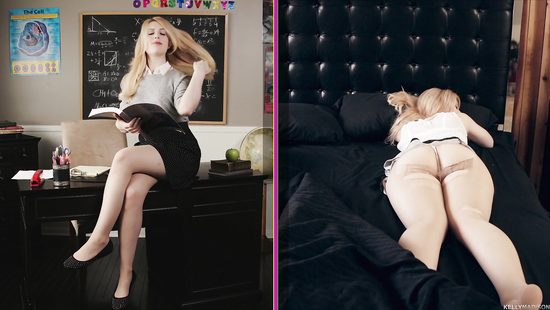 Couch sex with the new teacher