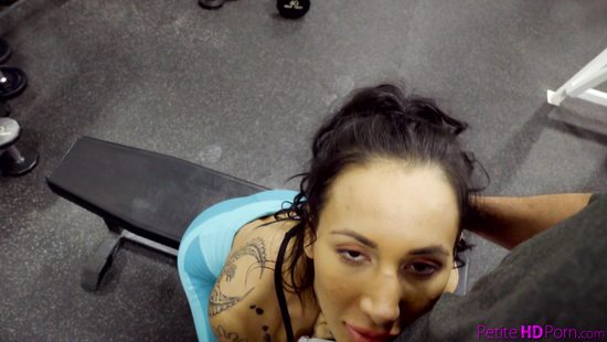 Ruthless pounding at the gym