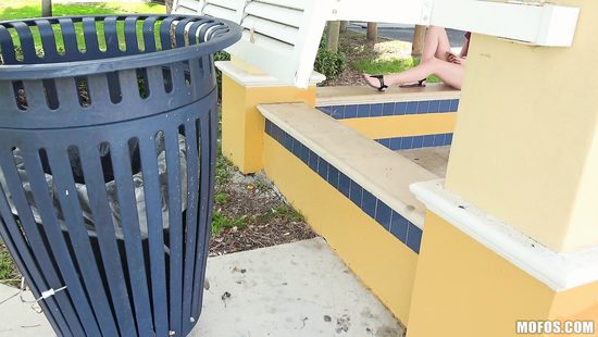 Stud laying babe's plumbing nicely