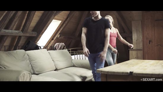 Big cock for blonde teen with small tits