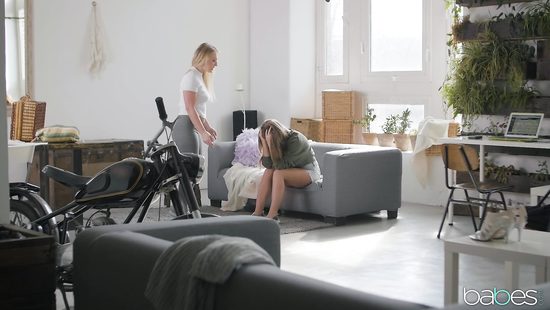 Trying to make friend feel better ends in lesbian sex