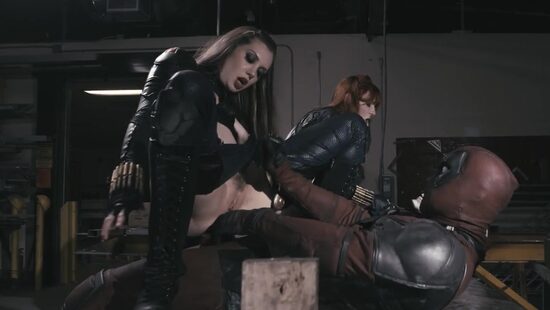 Deadpool's ready to fuck all the black widow's friends