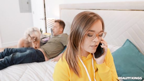 The girlfriend's sweet little tits