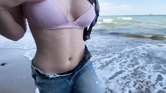 Crimean beaches are ours, like cum on Natasha's tits