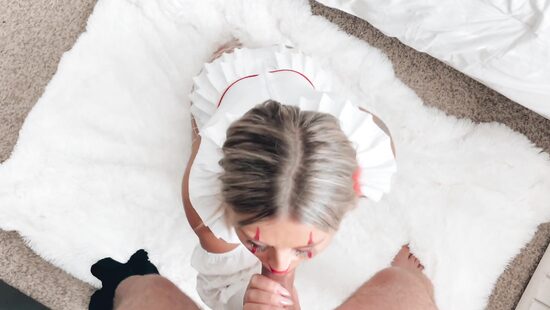 Crazy bitch on a dick