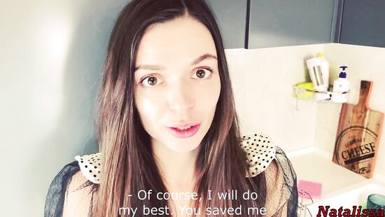 Hang on, I'll help you, but I'll fuck you first