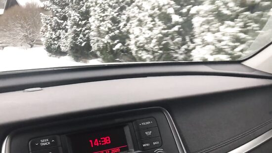 Dangerous New Year's present while driving