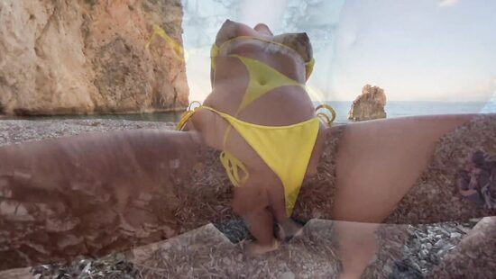 Deserted beach pushes for intimacy