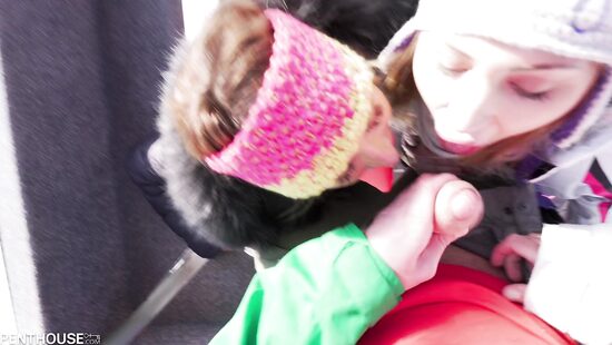 Katri and Vivan have an overly hot anal threesome