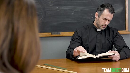 Vanessa is a very naughty student