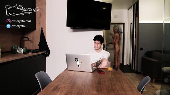 Can you cum before she gets here?