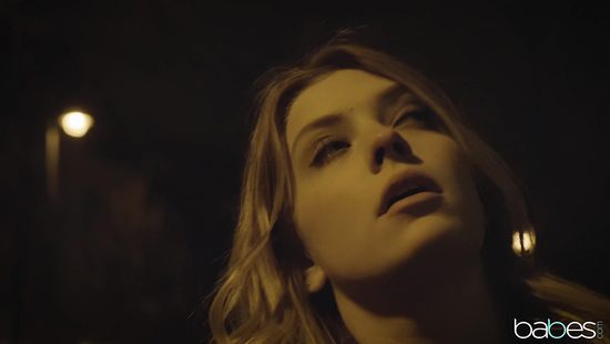 Lucky fellow feasting on his two loyal bitches