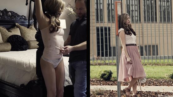 Blondie gives head in flawless POV