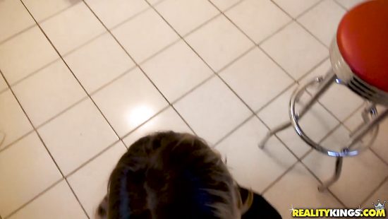 Insolent blonde gets picked up for sex