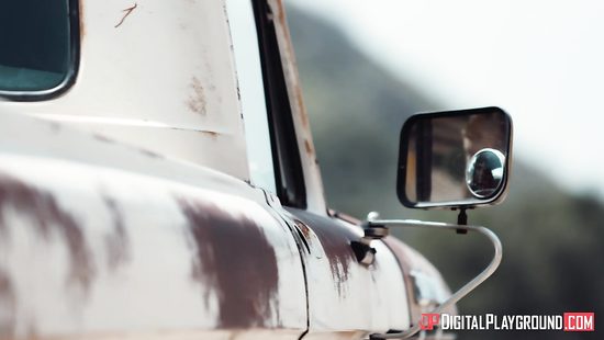 Outdoor sex in the back of the truck