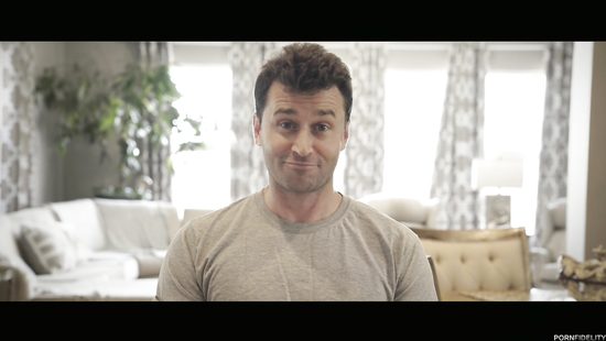 Superb blonde fucks on the couch and swallows