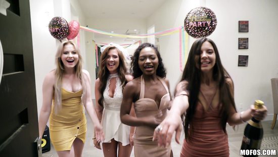 Fantastic nude porn for these party girls