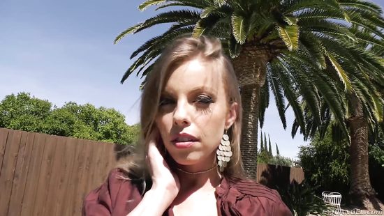 Busty MILF bends for some bum fucking