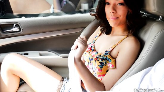 Amateur filmed putting white inches in her cunt