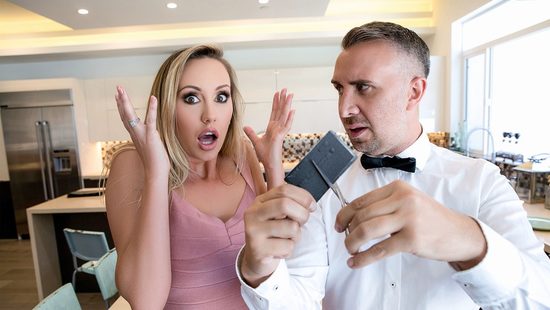 Sex with a blonde mom after she throats cock