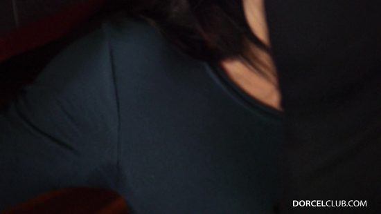 Busty brunette gets her hairy cunt demolished