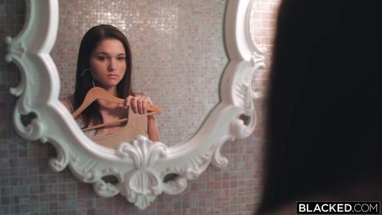 Cute teen screams with BBC in her cunt