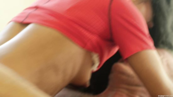 Brunette teen lets stepdad fuck her a lot