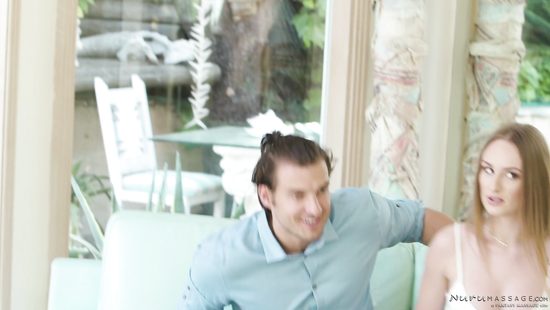 Nude beauties share a cock together