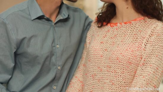 Bedroom passion after she throats some