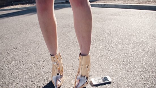 Fine babe ass fucked in doggy XXX