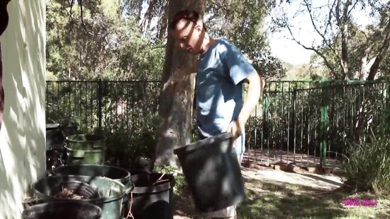 Blondie is keen to fit stepdad's cock inside her