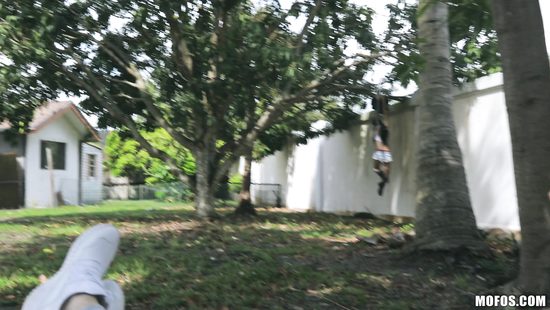 Skinny brunette rides it until the last drops