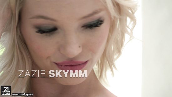 Hot blonde devours cock with her mouth