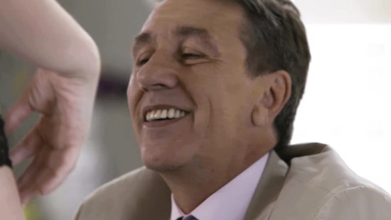 Thin blonde gets it in doggy from stepdad