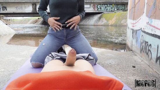 The train is moving slowly