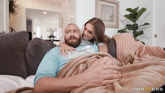 An uninvited guest can't stop you from cumshotting