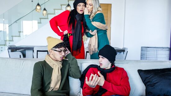 Mona and Bunny are very protective of their stepsons Diego and Elias