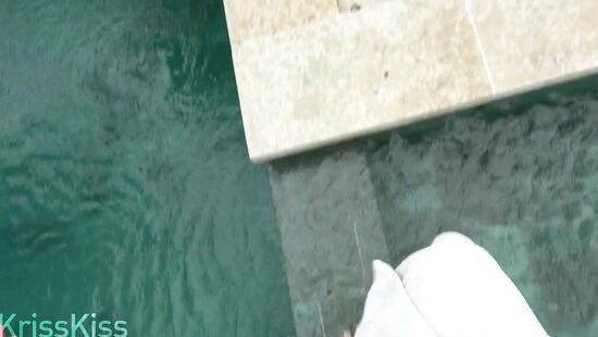 Behind the glass walls