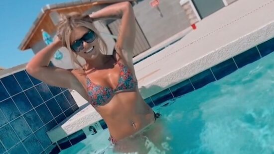 The sparkle of blue eyes