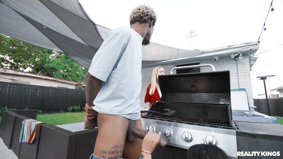 Spring barbecue with the girlfriend's hot boyfriend