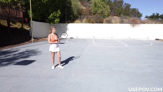 Stepmother and big tennis