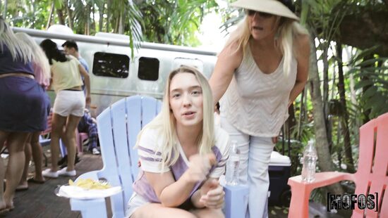 Oral appetisers at a barbecue